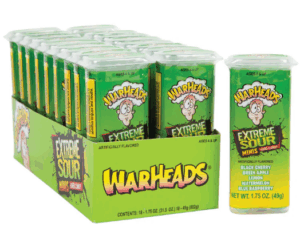 Warheads Extreme Sour Juniors Hard Candy 18ct